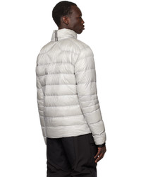 graue leichte Daunenjacke von Canada Goose