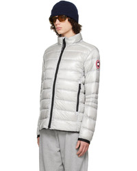 graue leichte Daunenjacke von Canada Goose