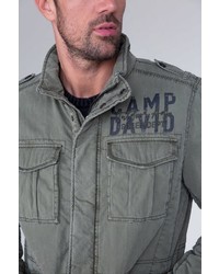 graue Militärjacke von Camp David