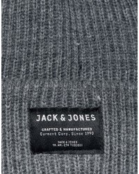 graue Mütze von Jack and Jones