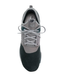 graue niedrige Sneakers von New Balance