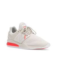 graue niedrige Sneakers von New Balance