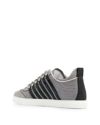 graue niedrige Sneakers von DSQUARED2