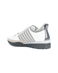 graue niedrige Sneakers von DSQUARED2