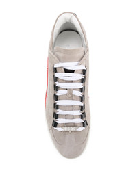 graue niedrige Sneakers von DSQUARED2