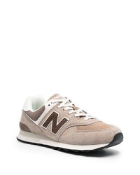 graue niedrige Sneakers von New Balance