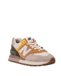 graue niedrige Sneakers von New Balance