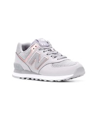 graue niedrige Sneakers von New Balance