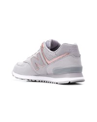 graue niedrige Sneakers von New Balance