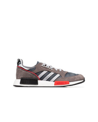 graue niedrige Sneakers von adidas