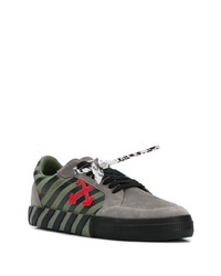 graue niedrige Sneakers von Off-White