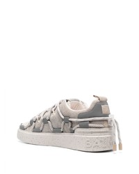 graue niedrige Sneakers von Balmain