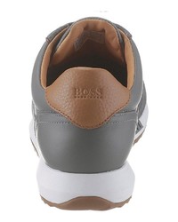 graue niedrige Sneakers von BOSS