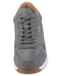 graue niedrige Sneakers von BOSS