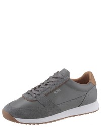 graue niedrige Sneakers von BOSS