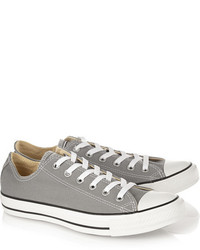 graue niedrige Sneakers von Converse