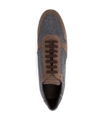 graue niedrige Sneakers von Barba