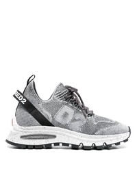 graue niedrige Sneakers von DSQUARED2