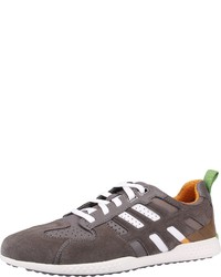 graue niedrige Sneakers von Geox