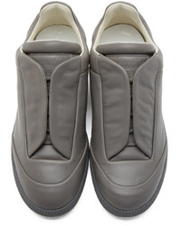 graue niedrige Sneakers von Maison Margiela