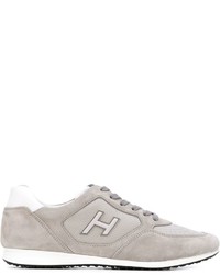 graue niedrige Sneakers von Hogan