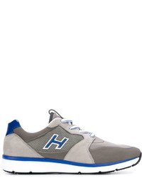 graue niedrige Sneakers von Hogan