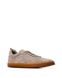 graue niedrige Sneakers von Officine Creative