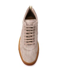 graue niedrige Sneakers von Officine Creative