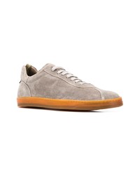 graue niedrige Sneakers von Officine Creative