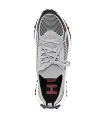 graue niedrige Sneakers von Hugo