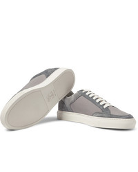 graue niedrige Sneakers von Brunello Cucinelli