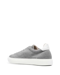 graue niedrige Sneakers von Brunello Cucinelli