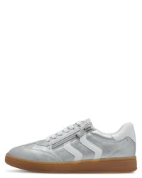 graue niedrige Sneakers von Marco Tozzi