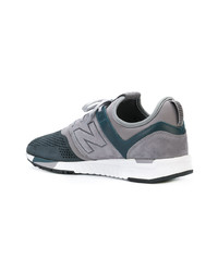 graue niedrige Sneakers von New Balance