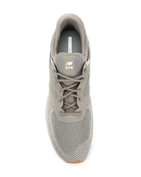 graue niedrige Sneakers von New Balance