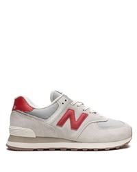 graue niedrige Sneakers von New Balance