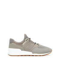 graue niedrige Sneakers von New Balance