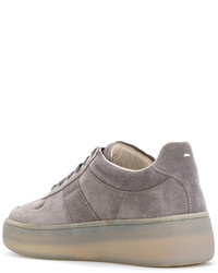 graue niedrige Sneakers von Maison Margiela