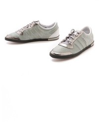graue niedrige Sneakers von Y-3