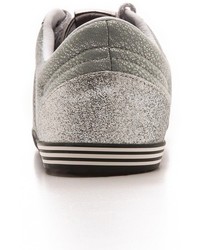 graue niedrige Sneakers von Y-3