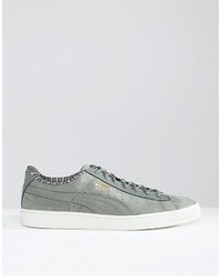 graue niedrige Sneakers von Puma