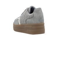 graue niedrige Sneakers von Rieker