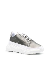 graue niedrige Sneakers von PHILEO PARIS