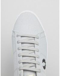 graue niedrige Sneakers von Fred Perry