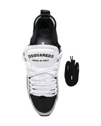 graue niedrige Sneakers von Dsquared2