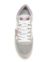 graue niedrige Sneakers von Philippe Model