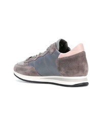 graue niedrige Sneakers von Philippe Model