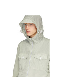 graue Nylon Bomberjacke von BOSS