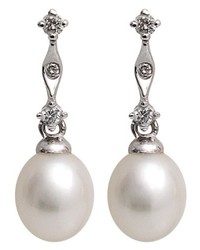 graue Ohrringe von Kimura Pearls