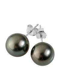 graue Ohrringe von Pearls & Colors